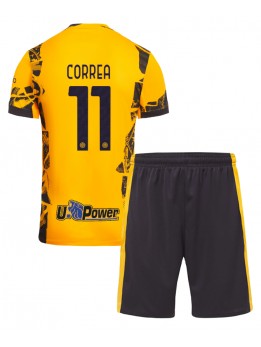 Inter Milan Joaquin Correa #11 Replika Tredje Kläder Barn 2024-25 Kortärmad (+ byxor)